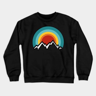 Camping Mountain Crewneck Sweatshirt